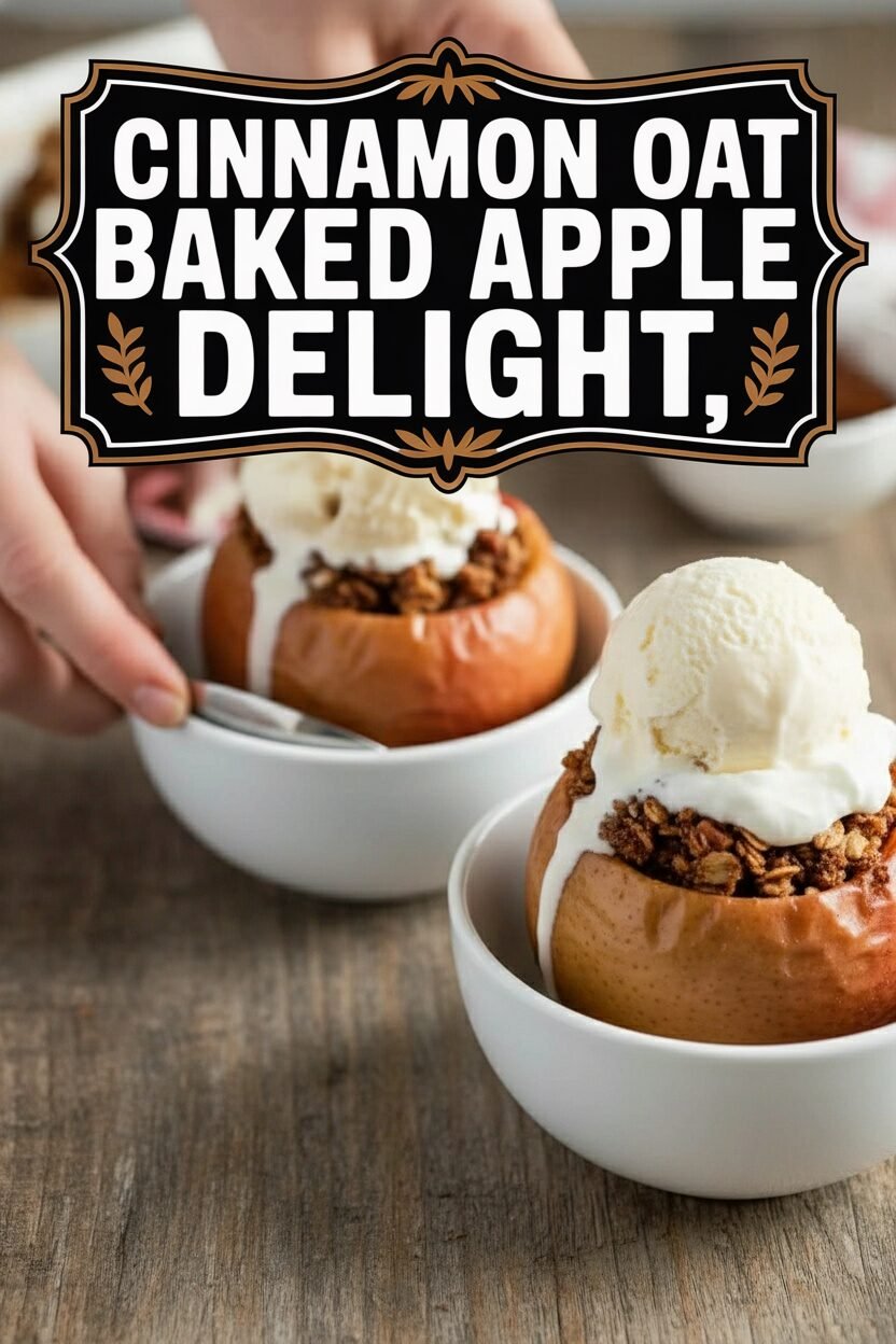 Cinnamon Oat Baked Apple Delight