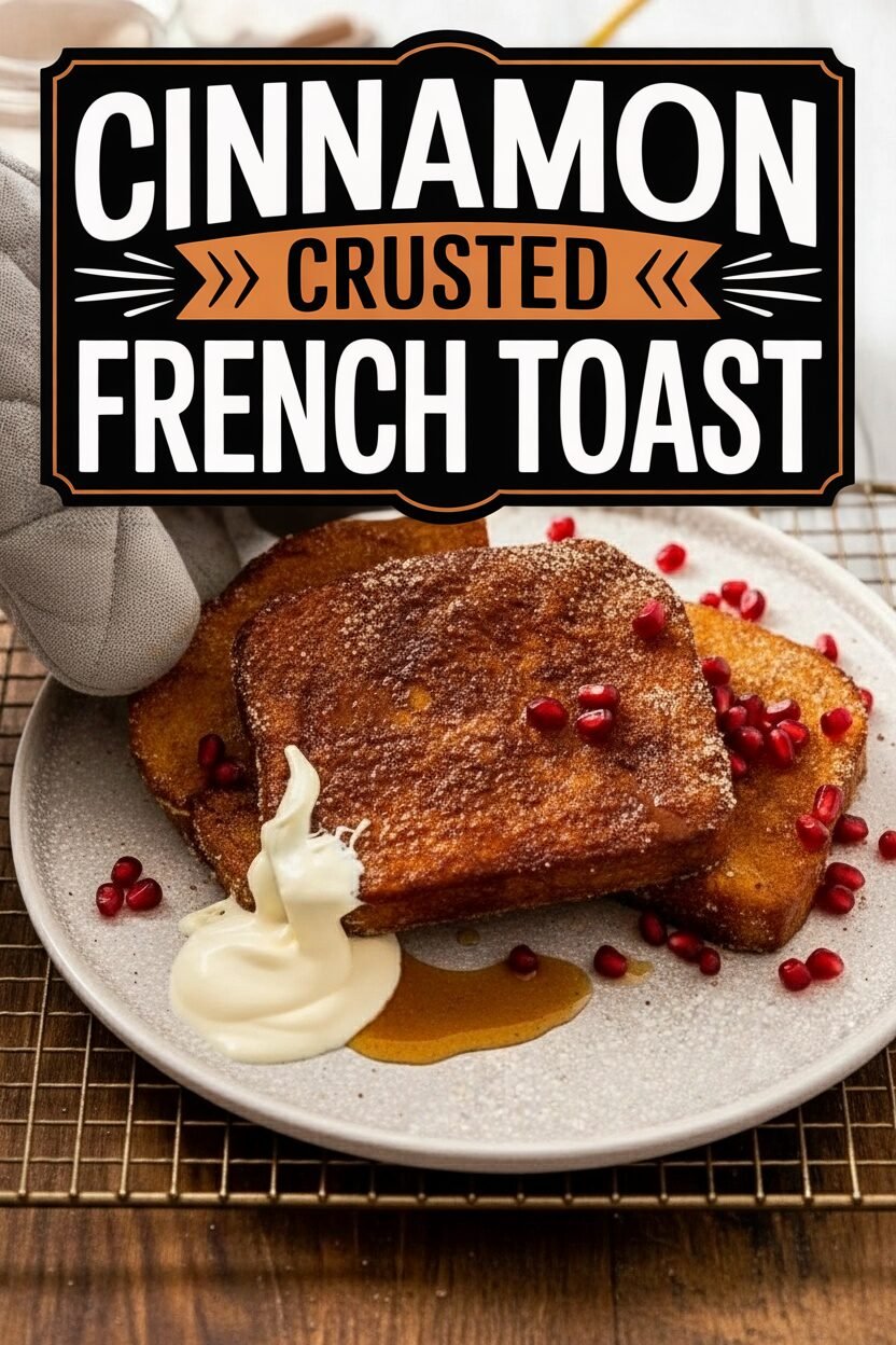 Cinnamon Sugar Crusted French Toast