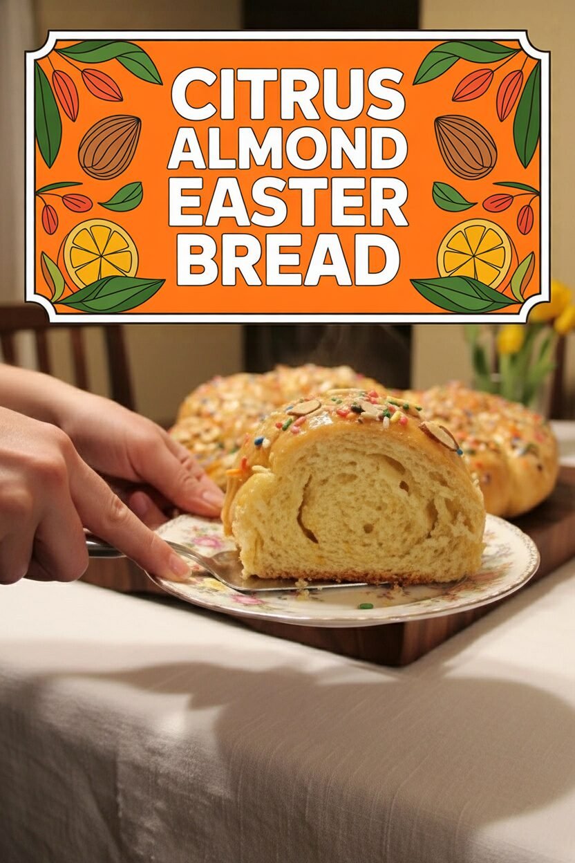 Citrus Almond Easter Bread