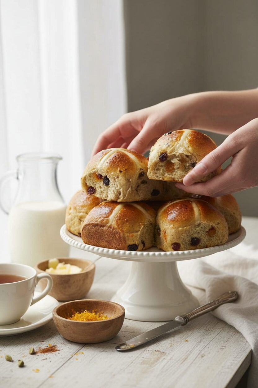 Citrus Spiced Hot Cross Buns