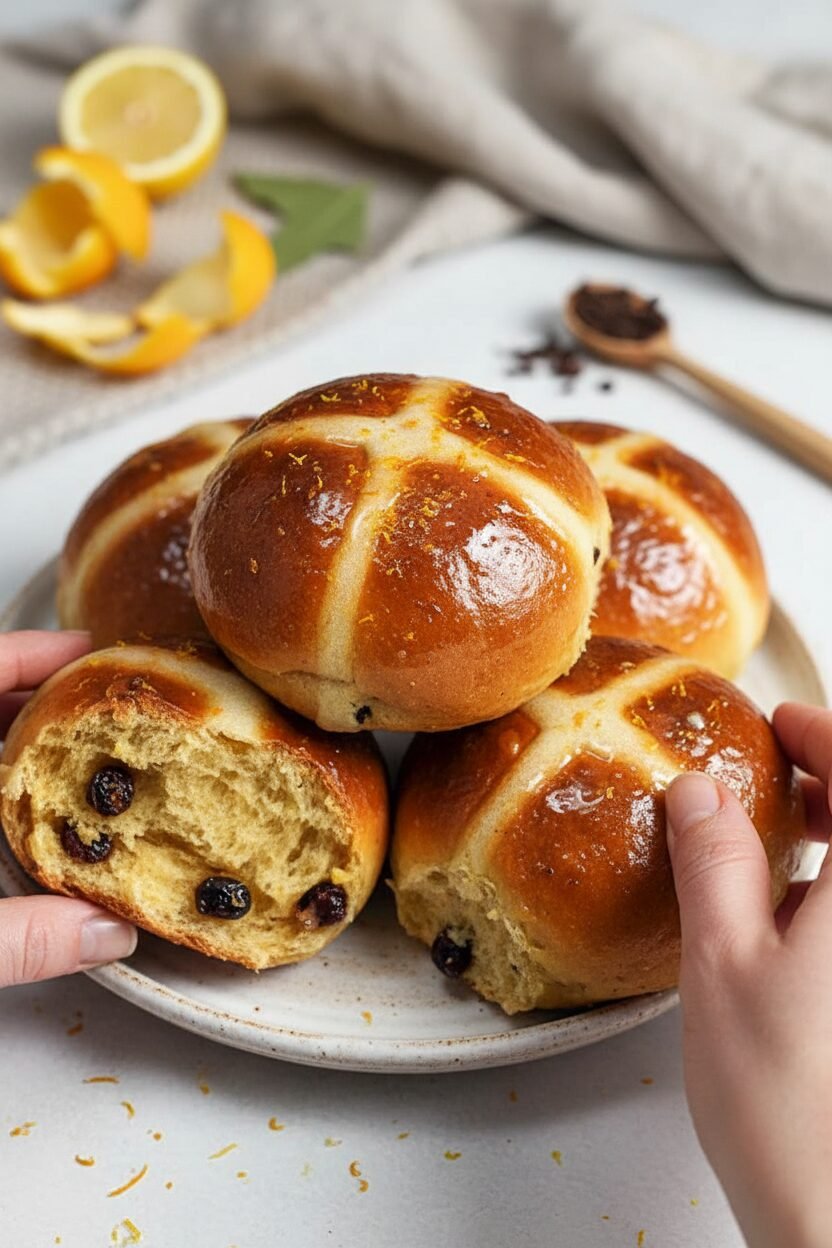 Citrus Spiced Hot Cross Buns