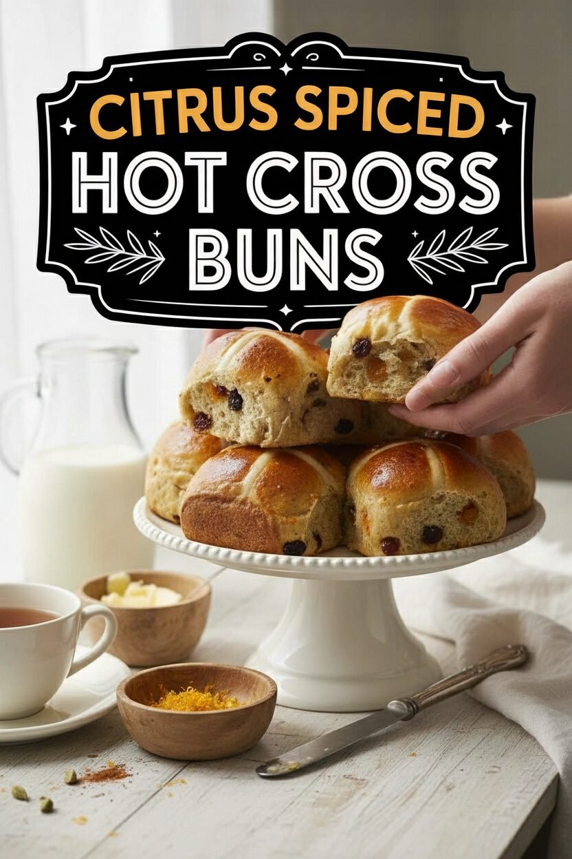 Citrus Spiced Hot Cross Buns