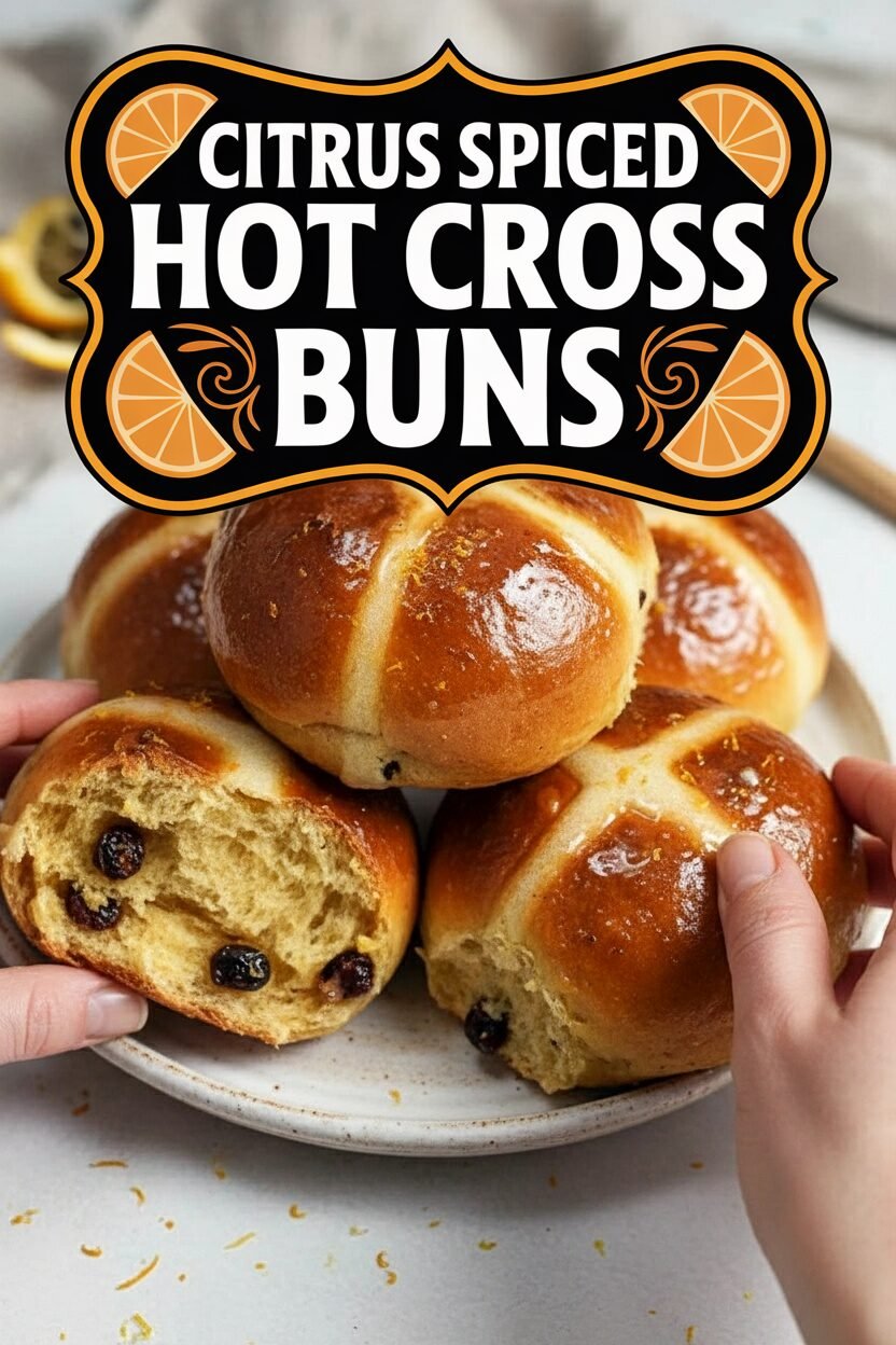 Citrus Spiced Hot Cross Buns