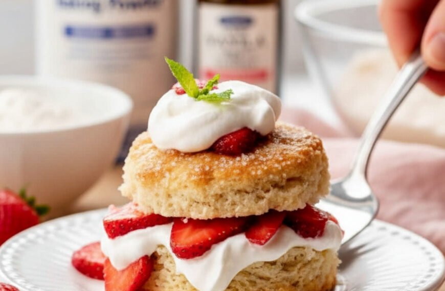Best Homemade Strawberry Shortcake with Homemade Whipped Cream