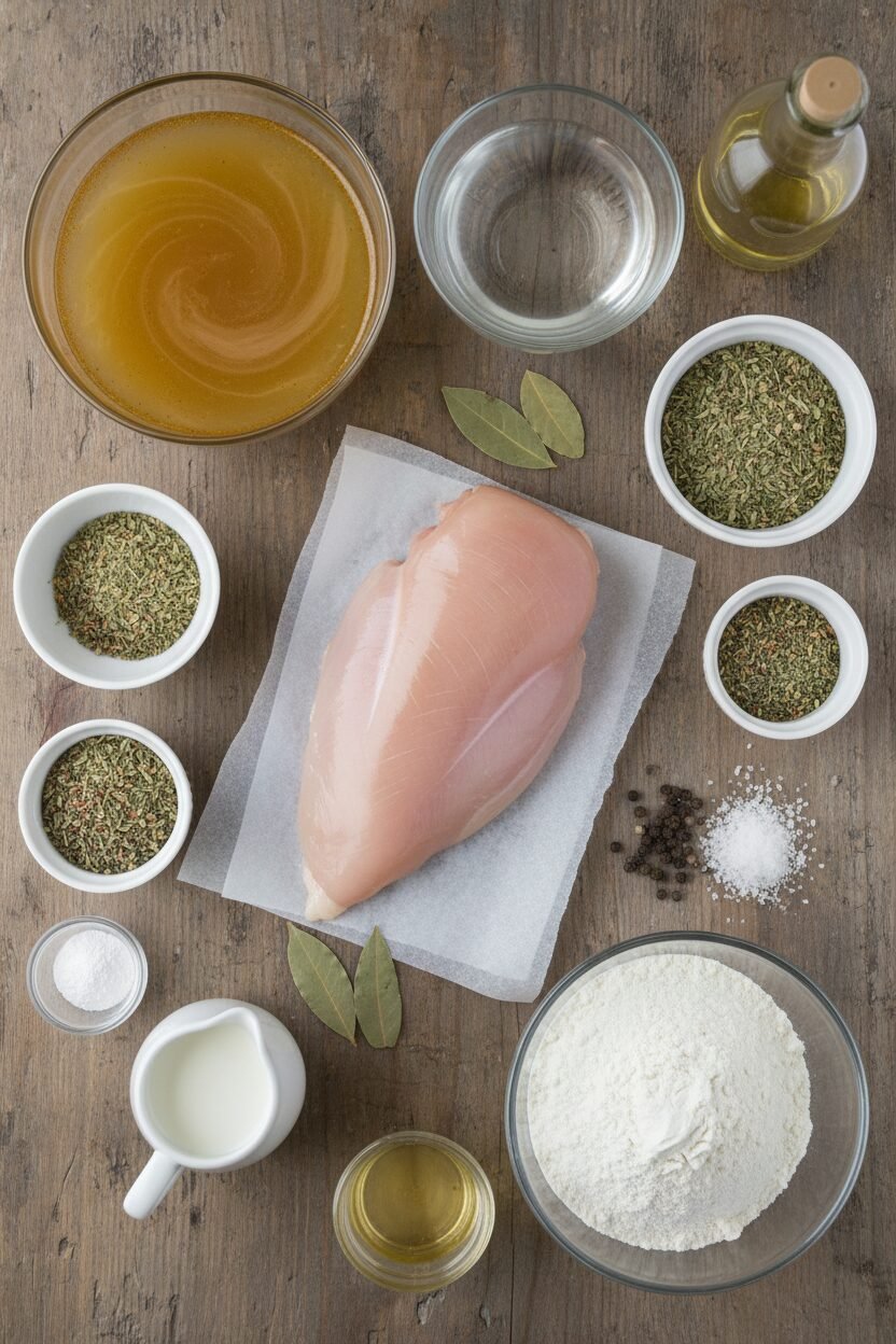 Comforting Chicken with Fluffy Dumplings