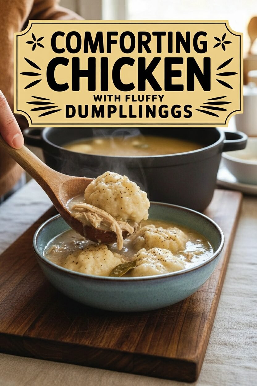 Comforting Chicken with Fluffy Dumplings
