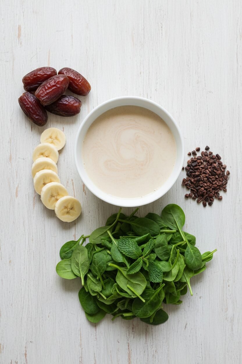 Cool Mint Chocolate Chip Smoothie