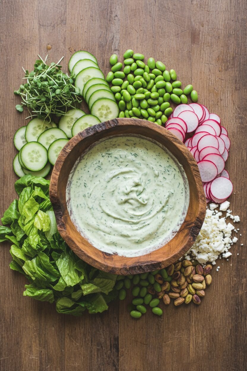 Creamy Avocado Goddess Salad