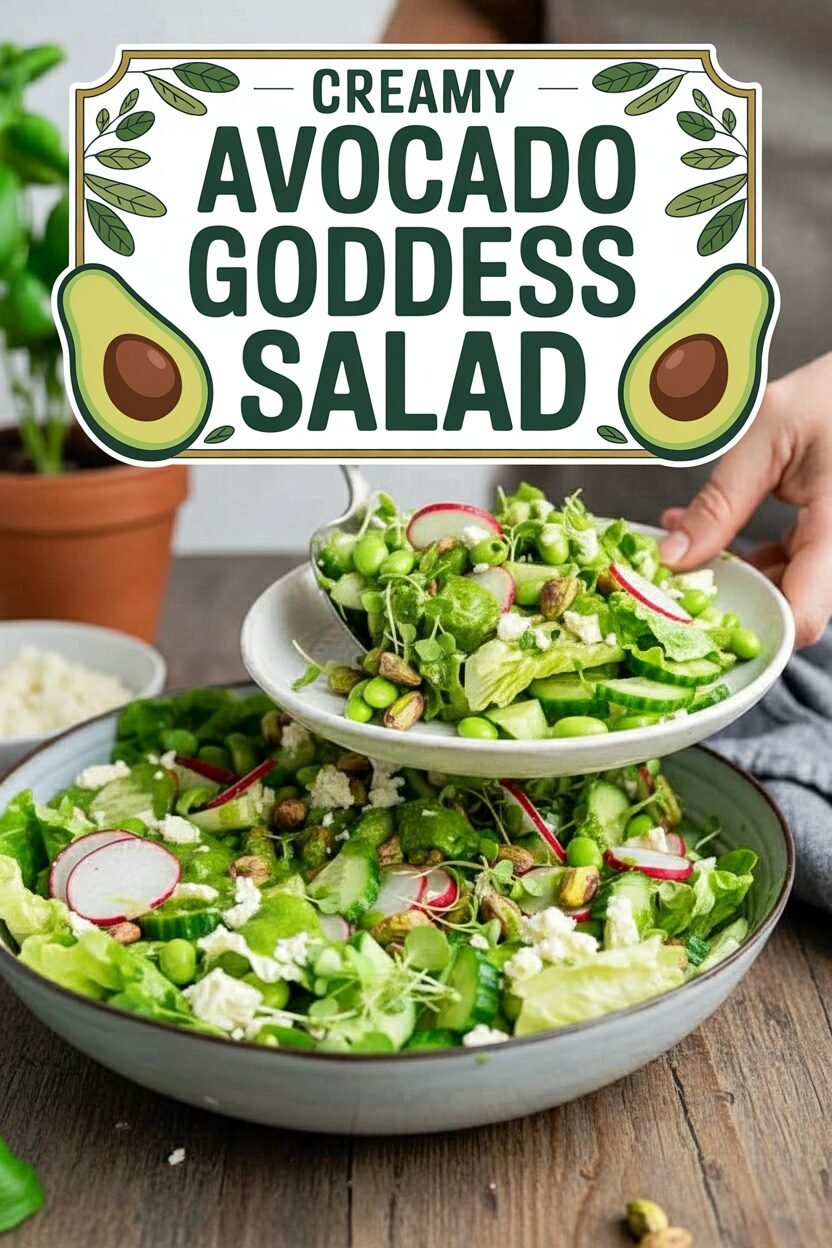 Creamy Avocado Goddess Salad