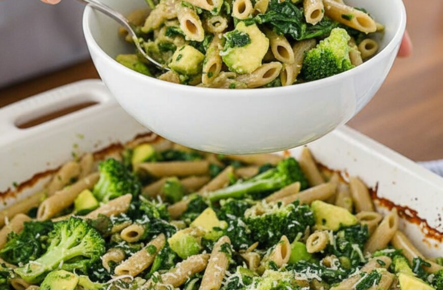 Creamy Avocado Spinach Pasta