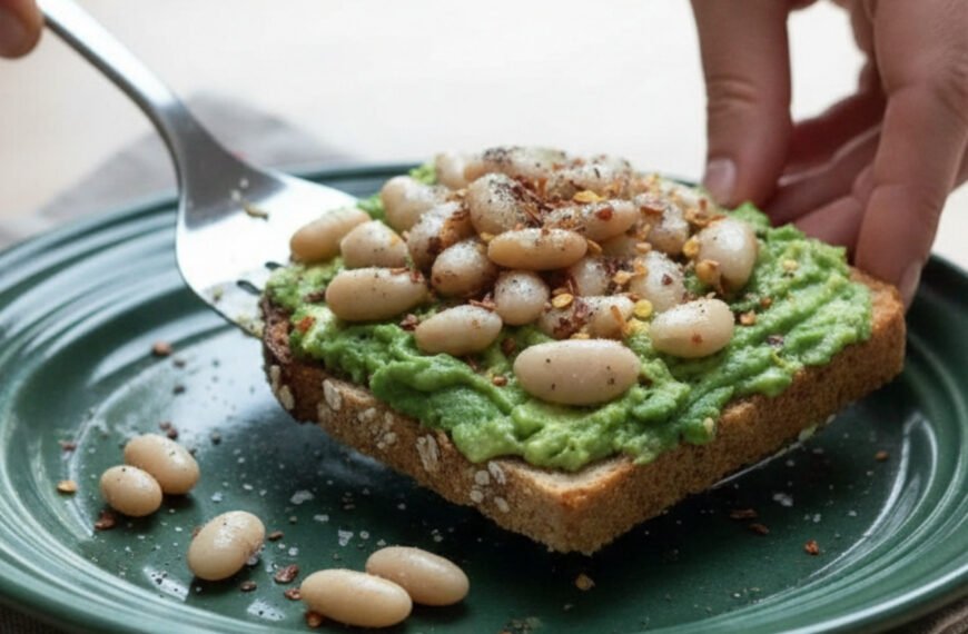 Creamy Avocado and White Bean Toast