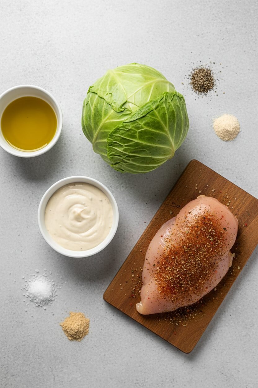 Creamy Cabbage Fettuccine Alfredo