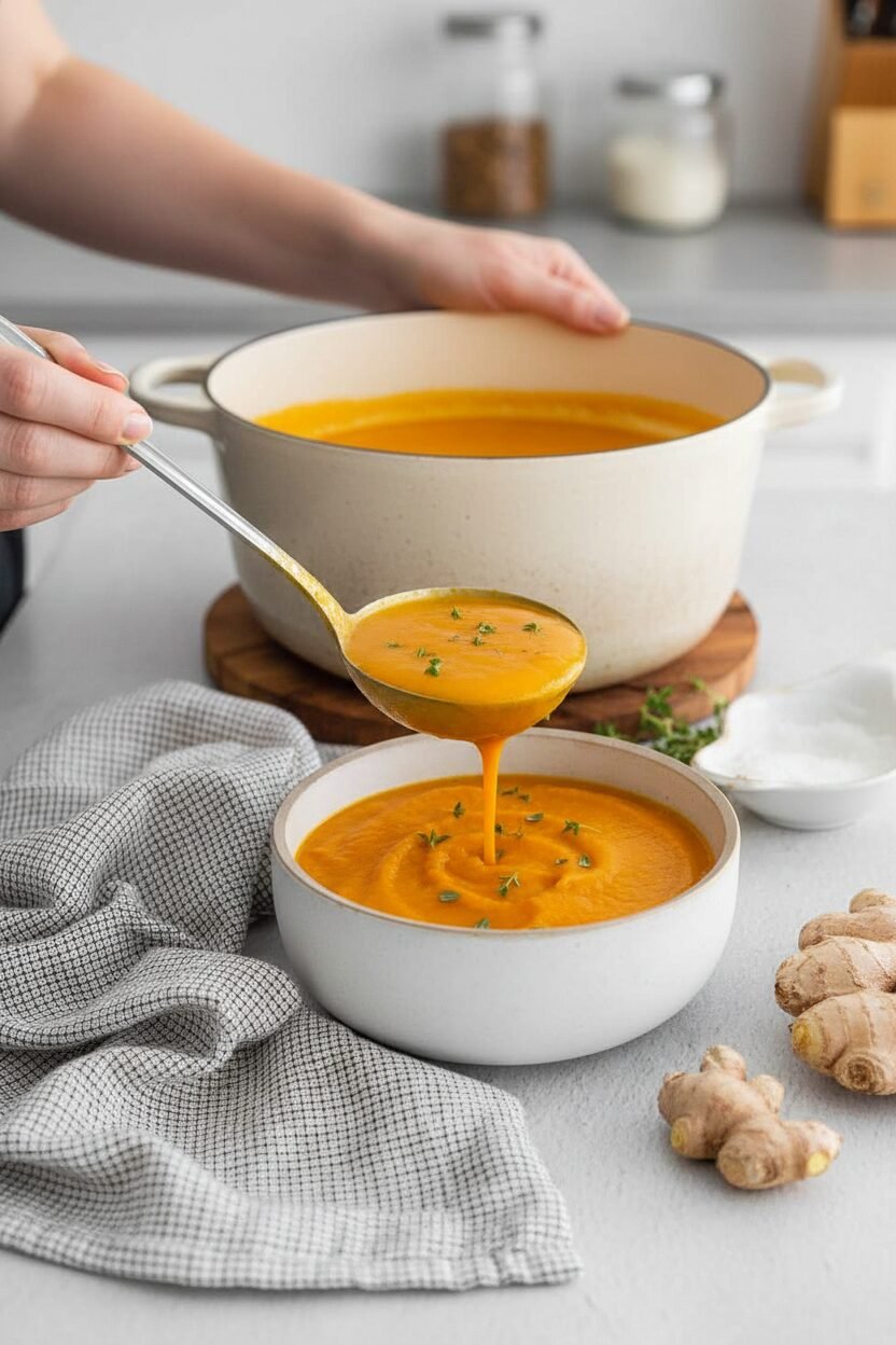 Creamy Carrot Ginger Soup