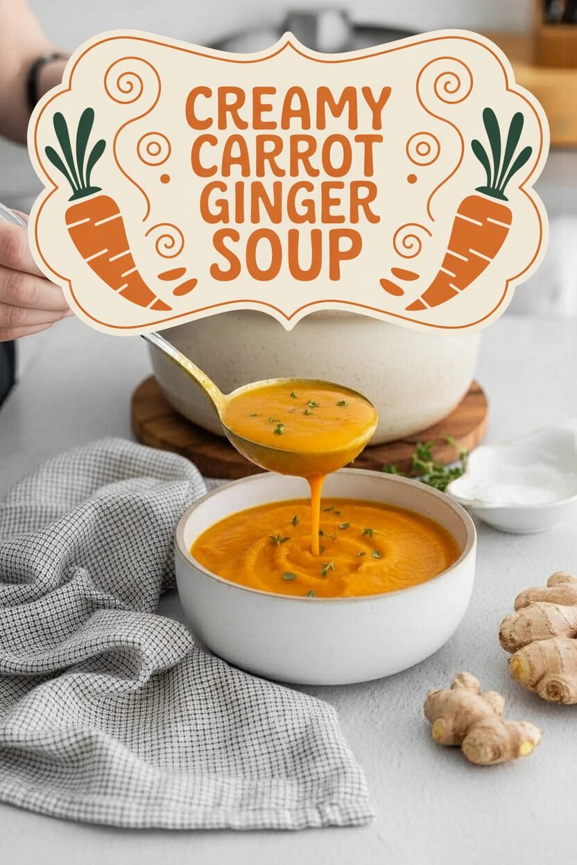 Creamy Carrot Ginger Soup