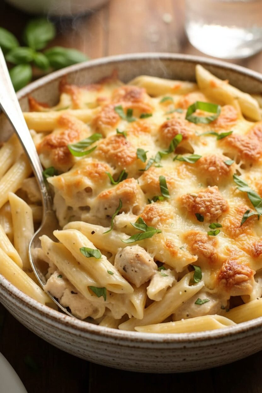 Creamy Chicken Alfredo Skillet
