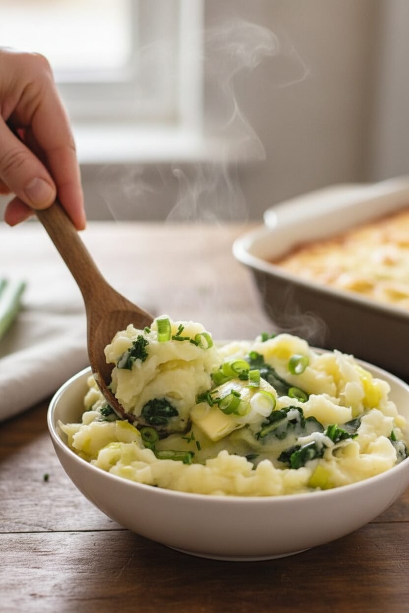 Creamy Colcannon with Buttery Leeks