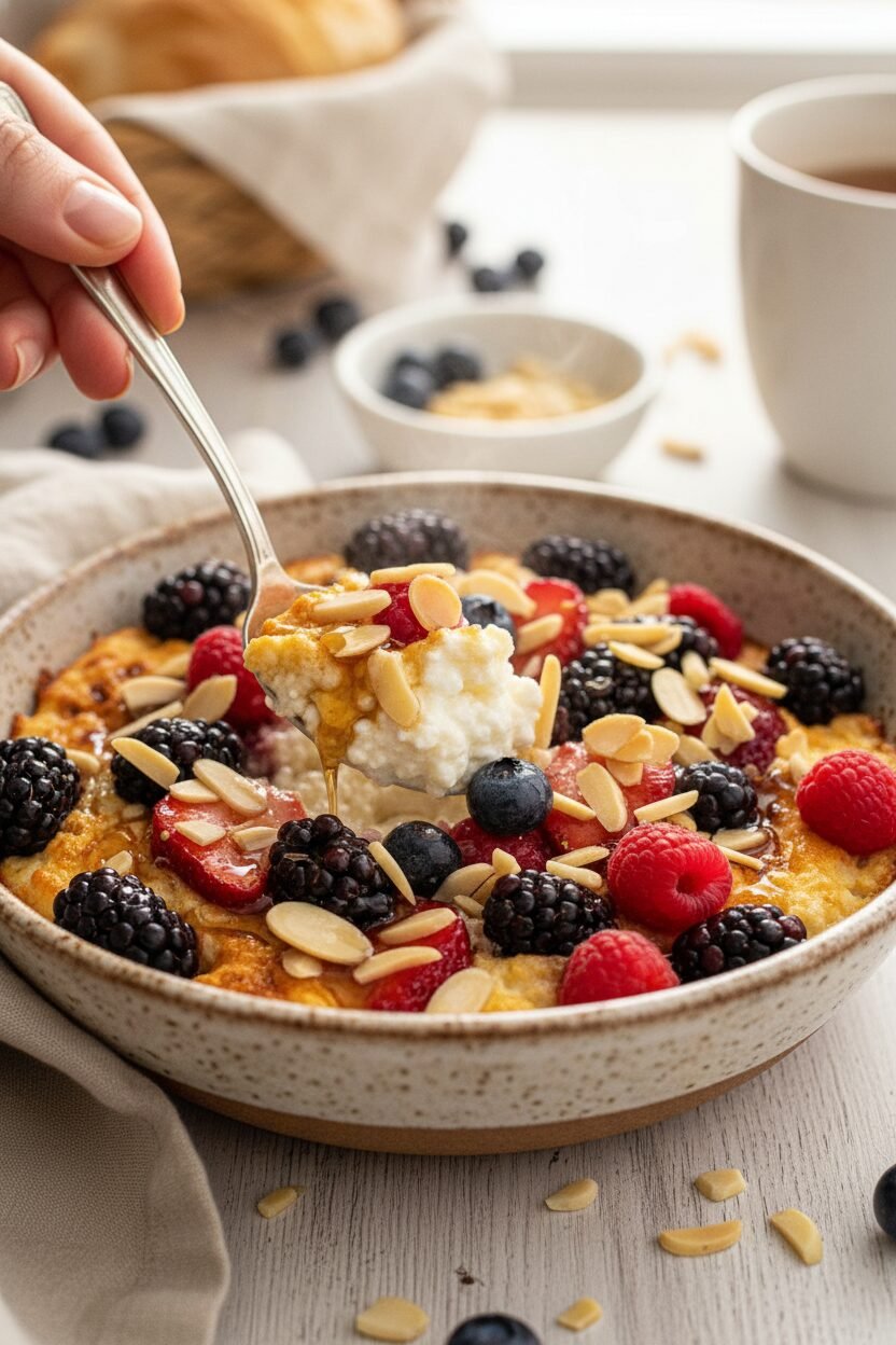 Creamy Cottage Cheese Berry Breakfast Bowl