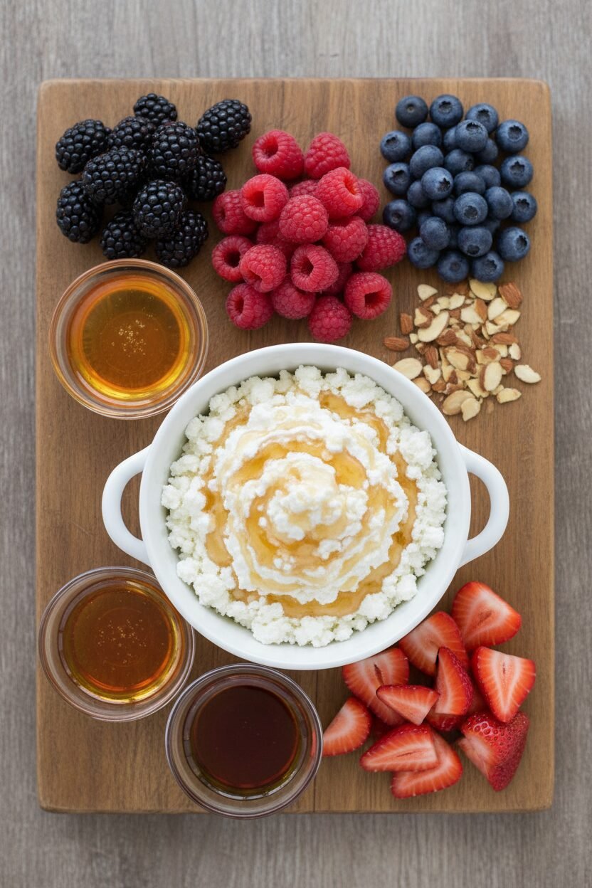 Creamy Cottage Cheese Berry Breakfast Bowl