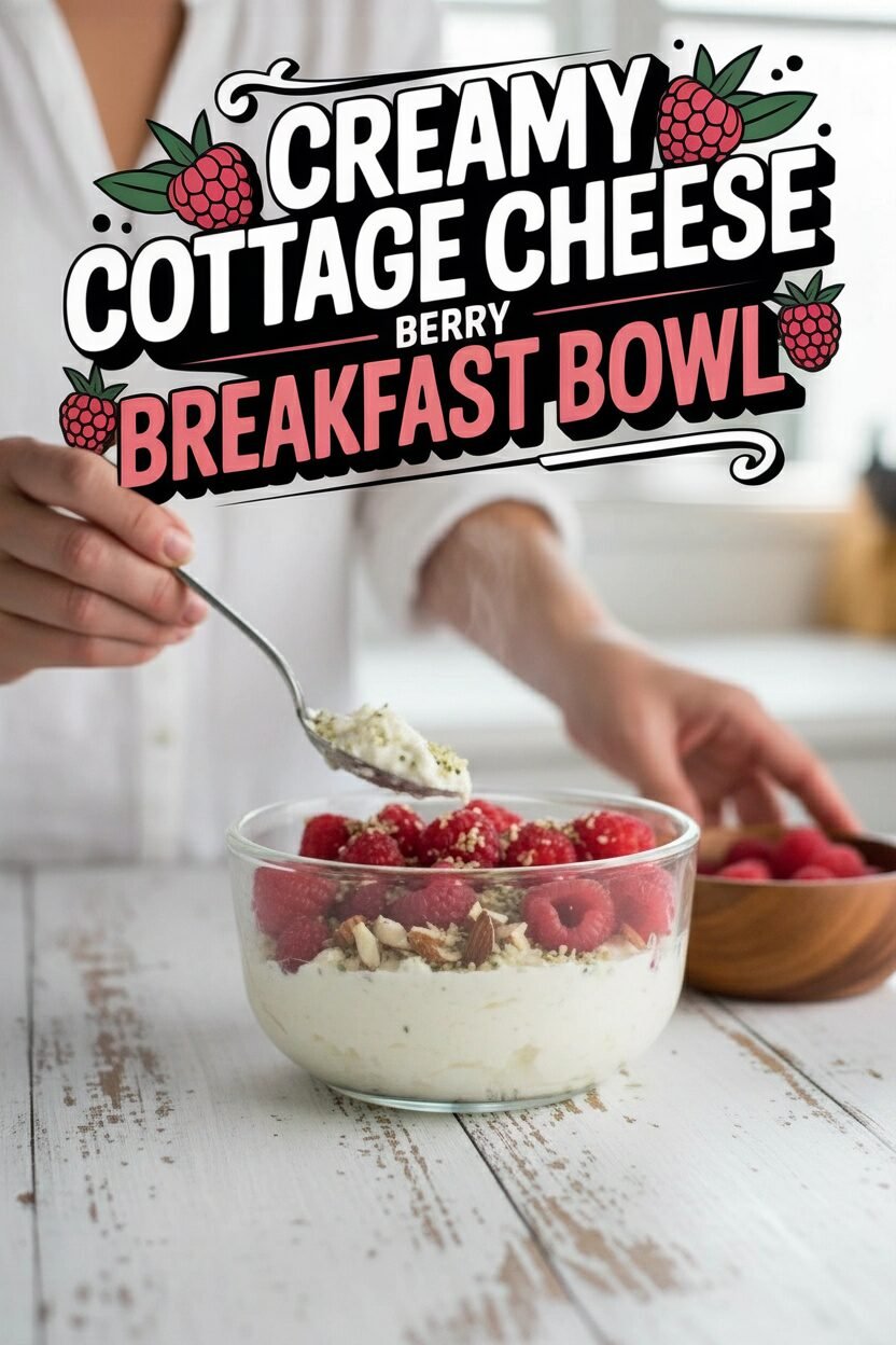 Creamy Cottage Cheese Berry Breakfast Bowl