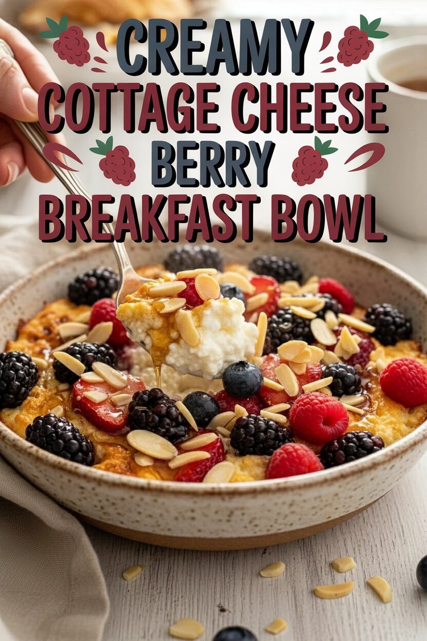 Creamy Cottage Cheese Berry Breakfast Bowl