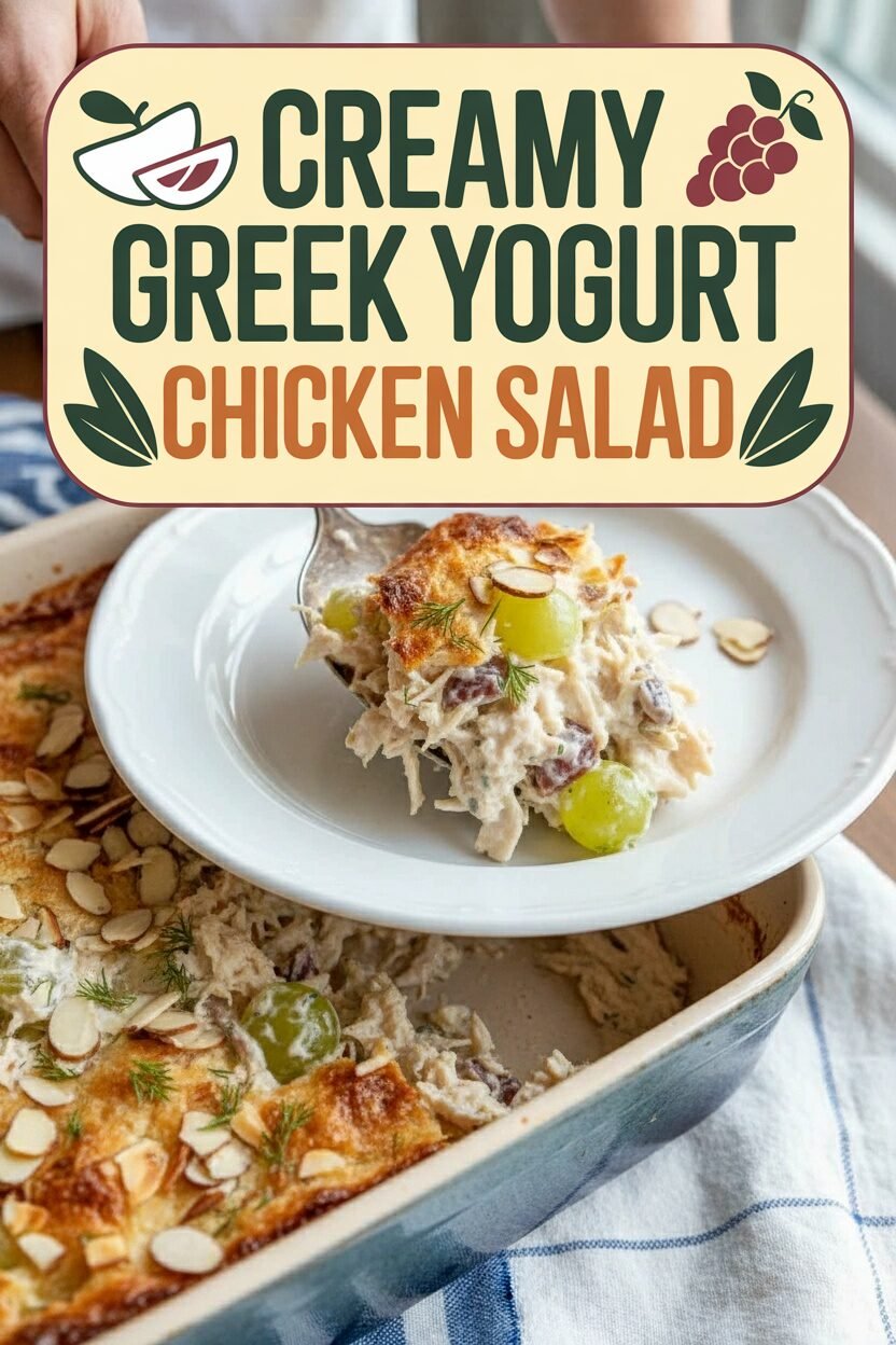 Creamy Greek Yogurt Chicken Salad