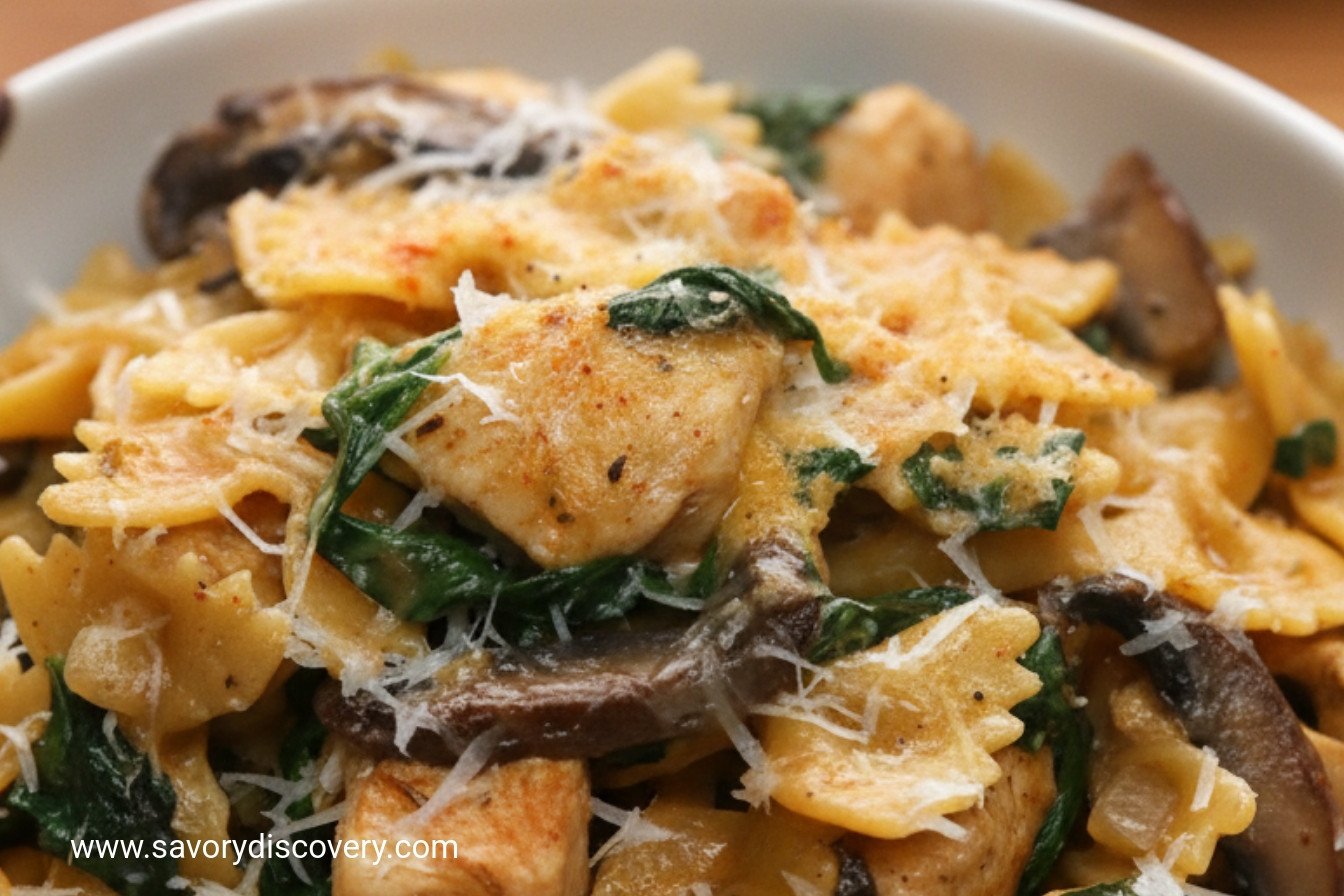One-Pot Mushroom Chicken Pasta