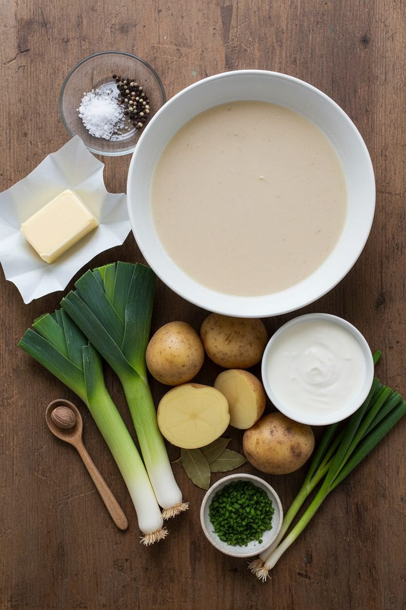 Creamy Potato Leek Comfort Soup