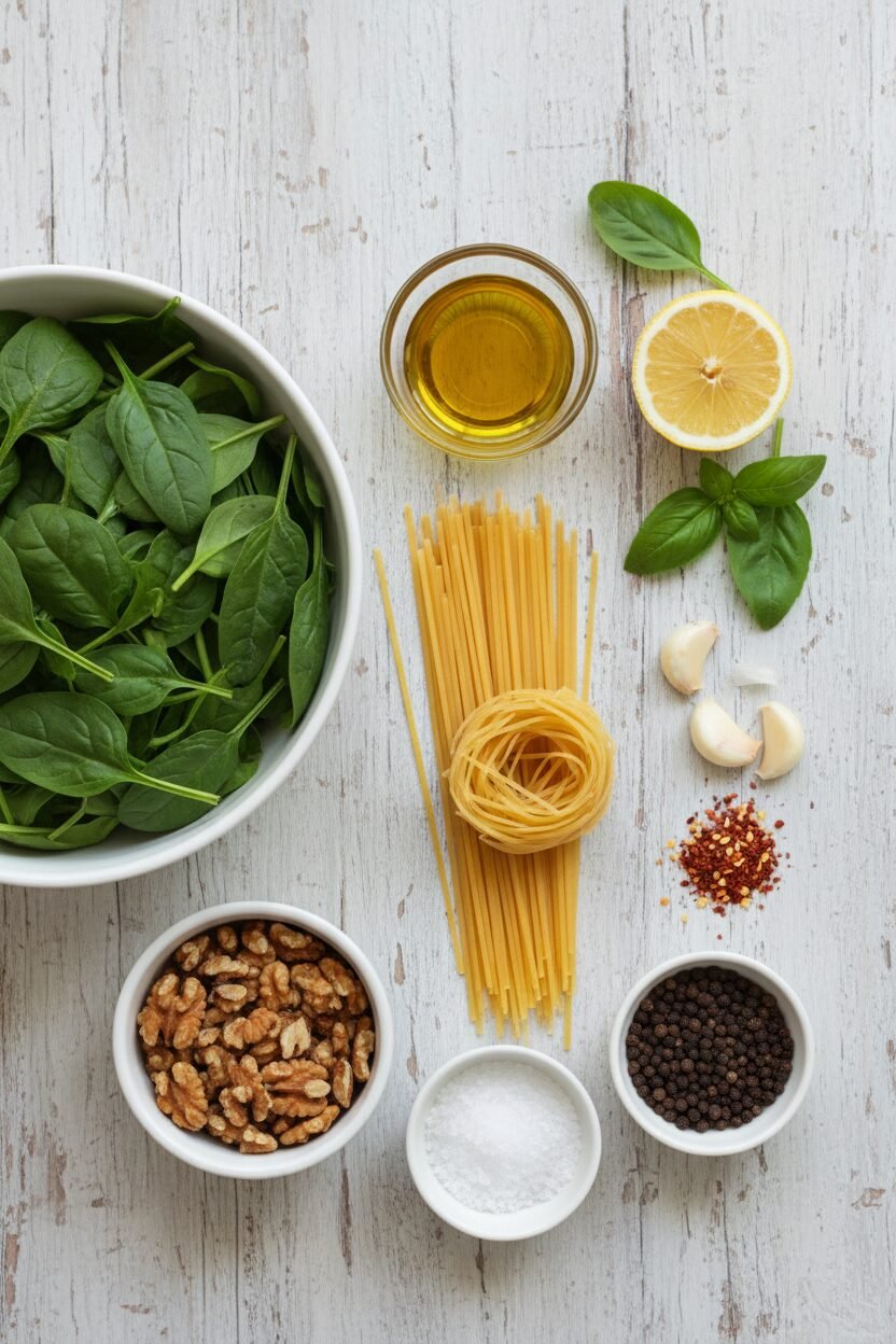 Creamy Spinach One Pot Pasta