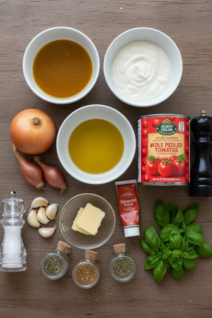 Creamy Tomato Basil Pot Soup