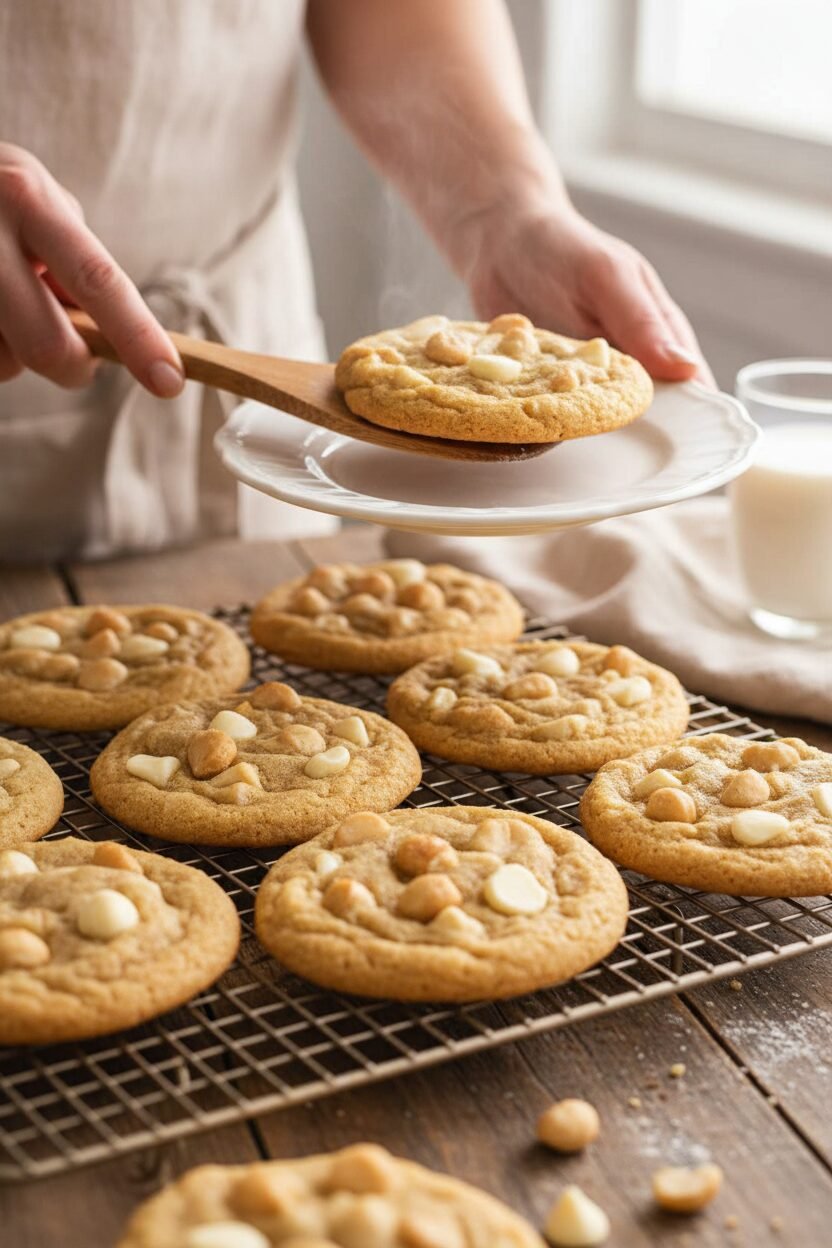 Creamy White Chocolate Macadamia Delights