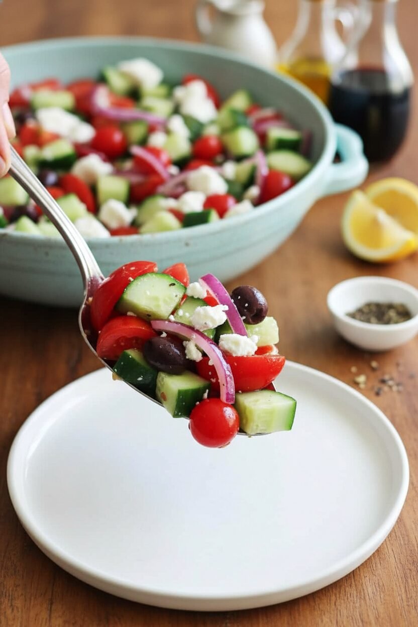 Crisp Greek Salad with Tangy Feta
