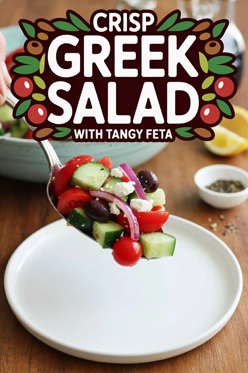 Crisp Greek Salad with Tangy Feta
