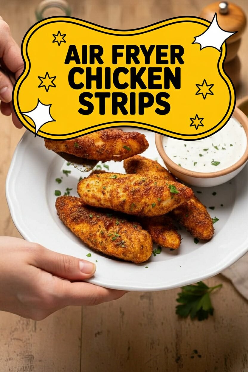 Crispy Air Fryer Chicken Strips