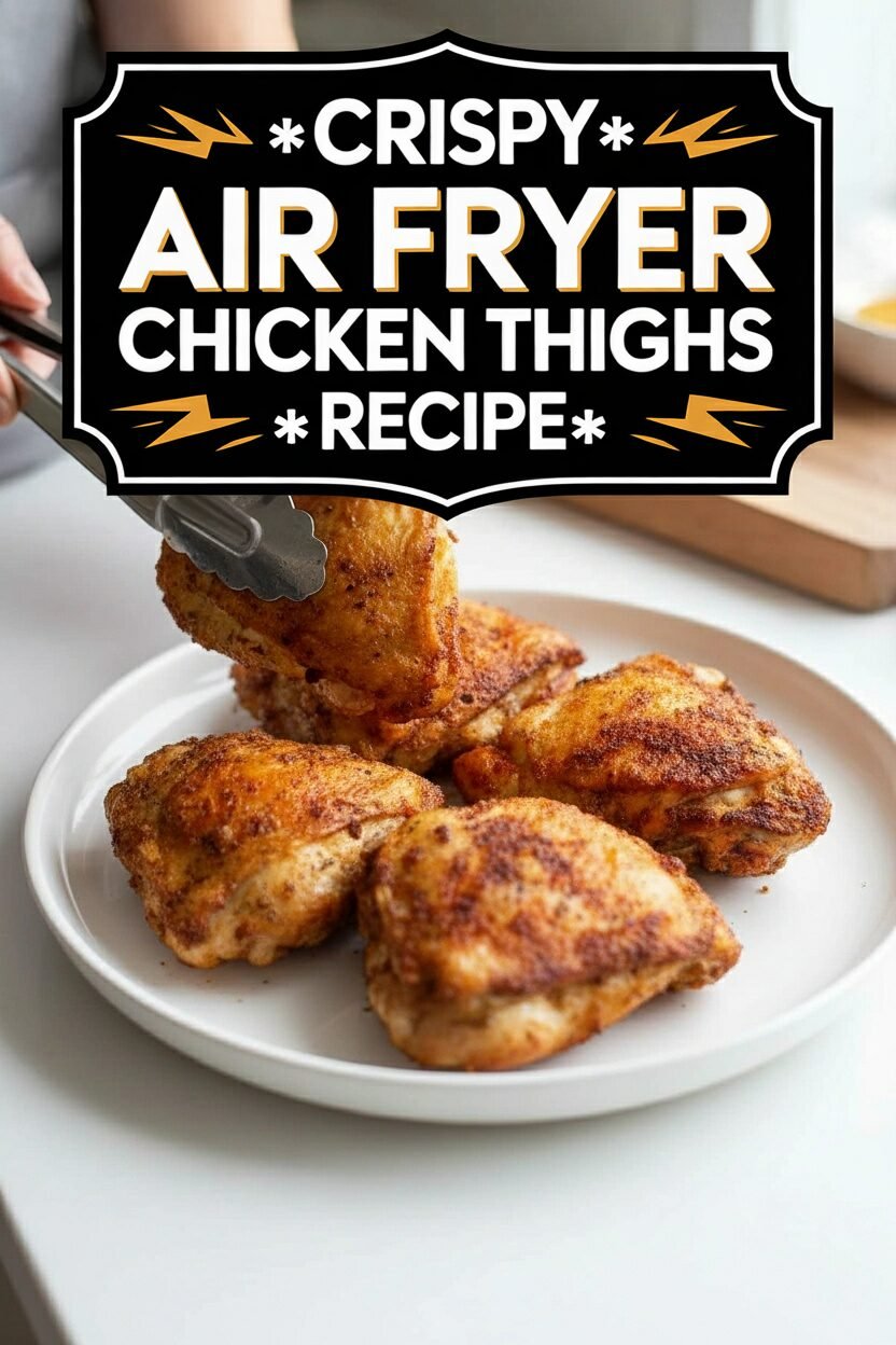 Crispy Air Fryer Chicken Thighs Recipe