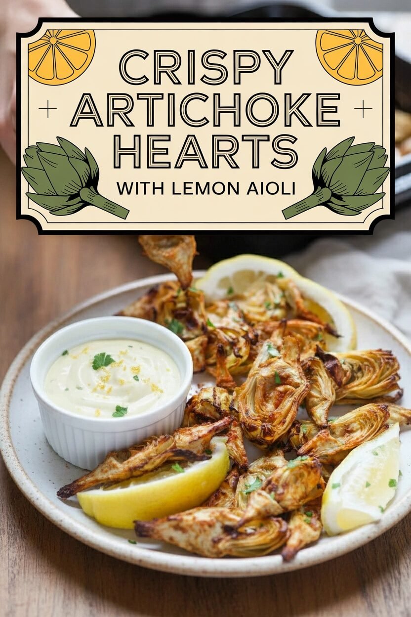 Crispy Artichoke Hearts with Lemon Aioli