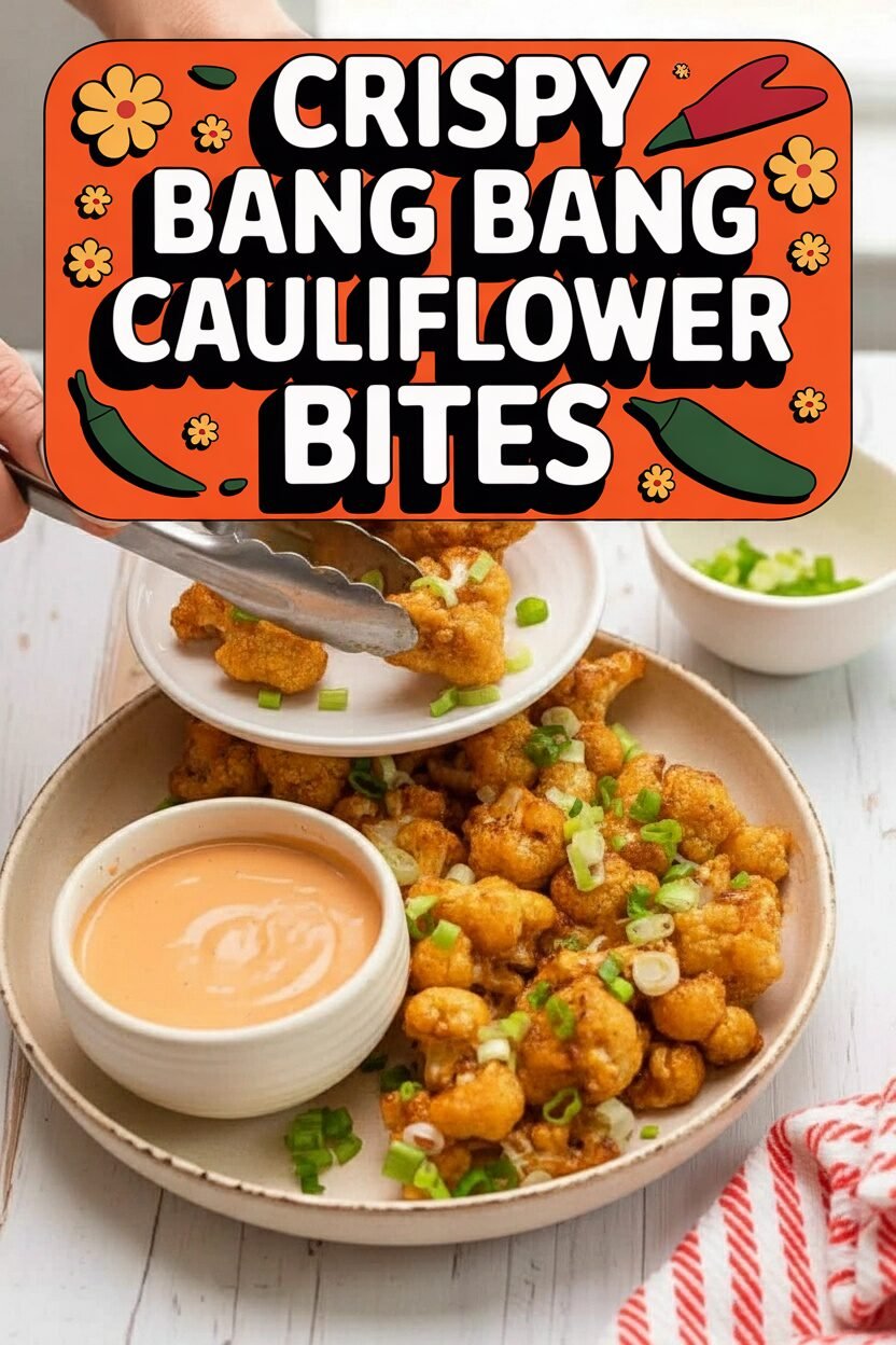 Crispy Bang Bang Cauliflower Bites