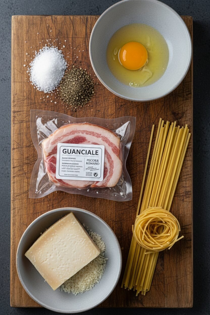 Crispy Guanciale Creamy Pasta Gricia