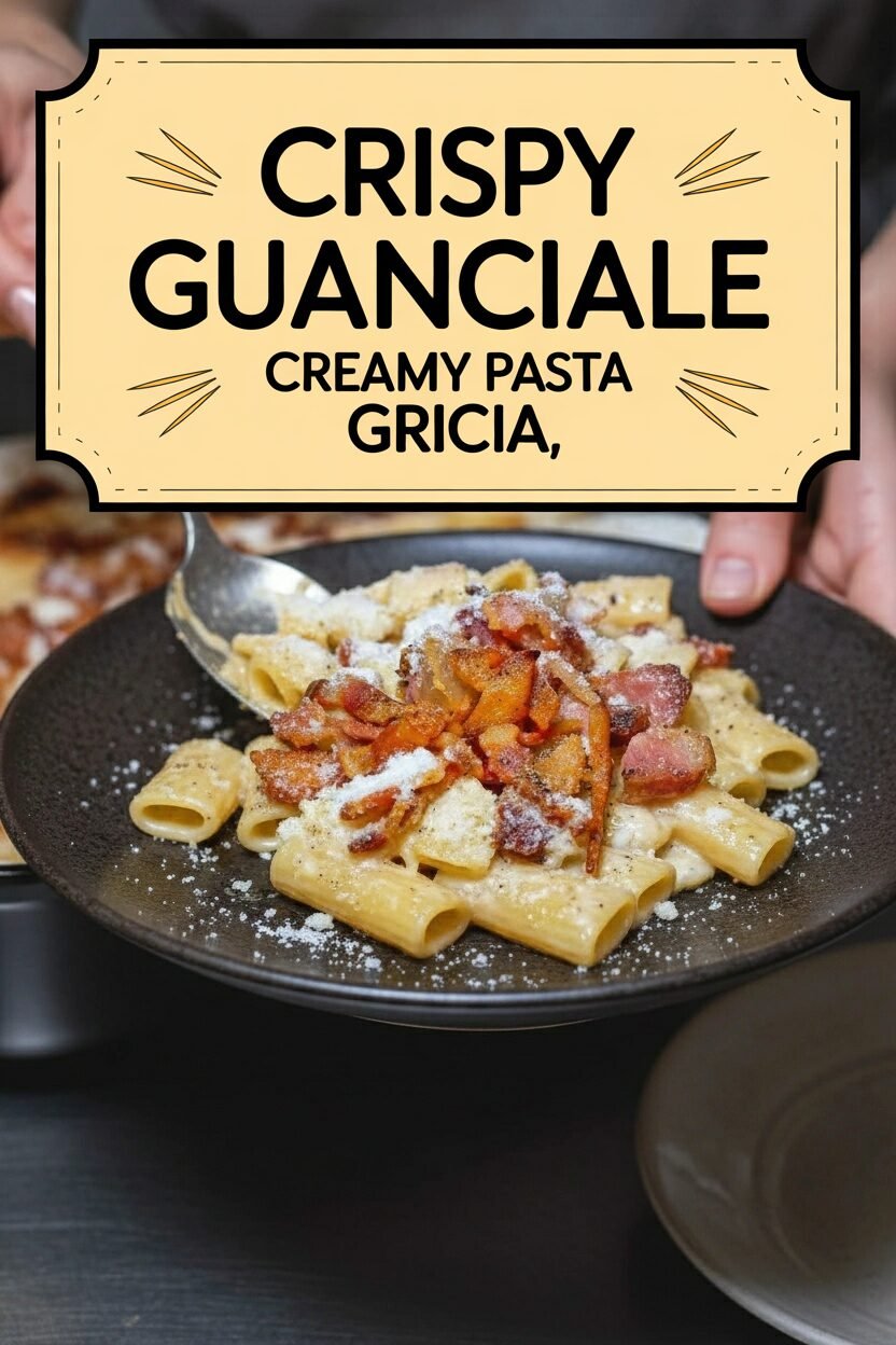 Crispy Guanciale Creamy Pasta Gricia