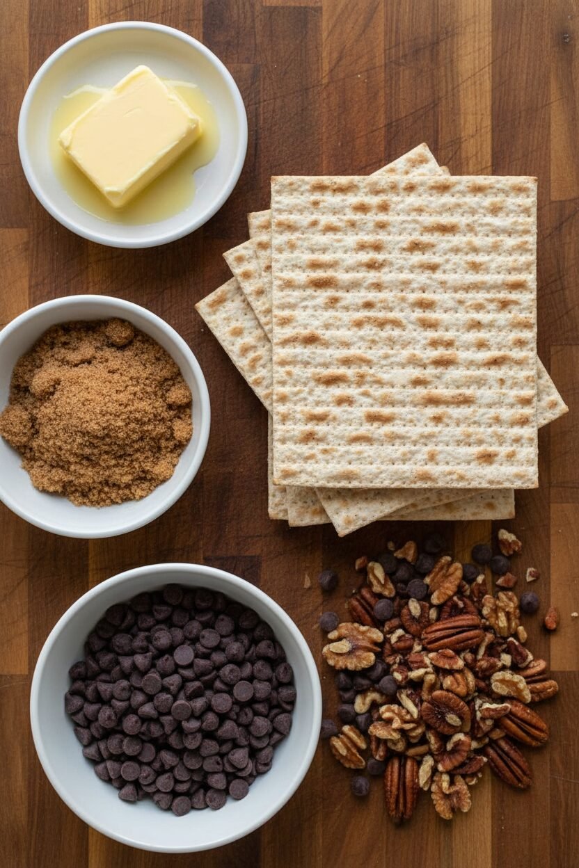 Crispy Matzo Toffee Candy