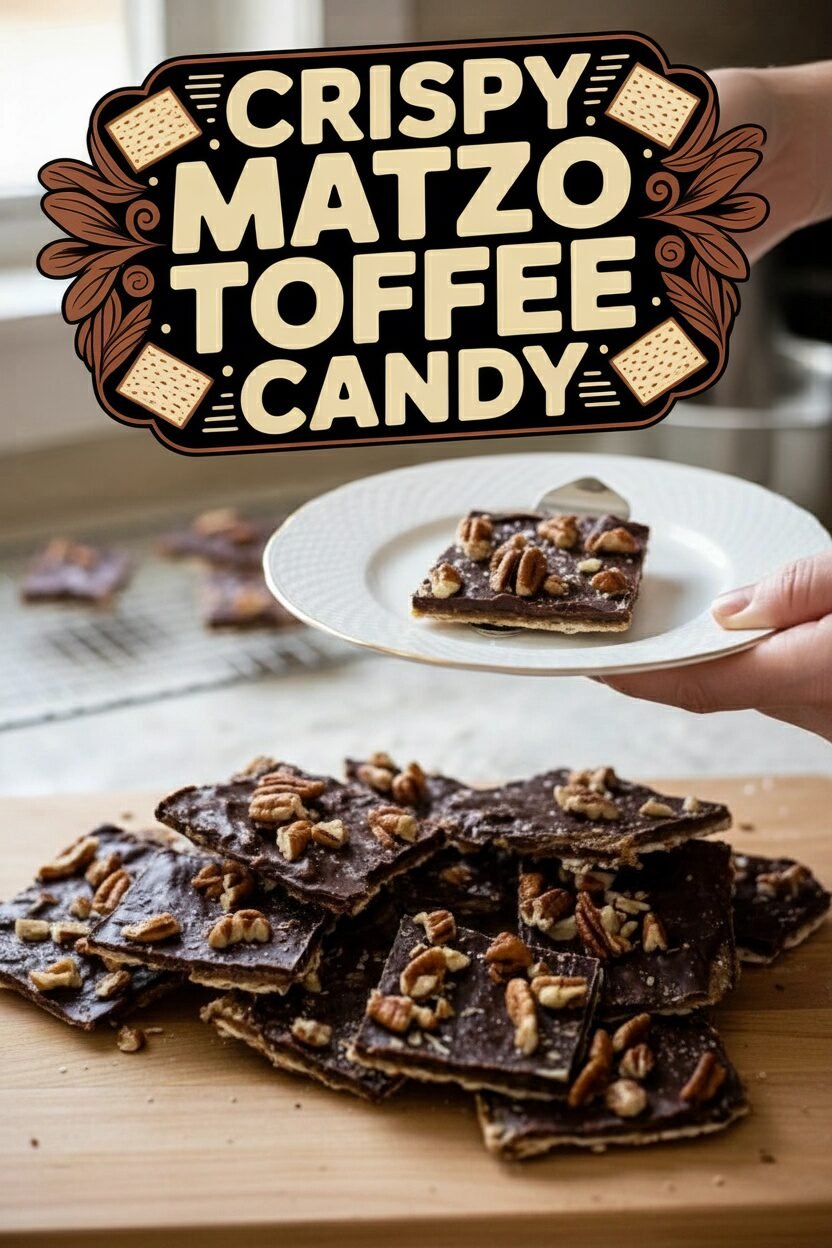 Crispy Matzo Toffee Candy