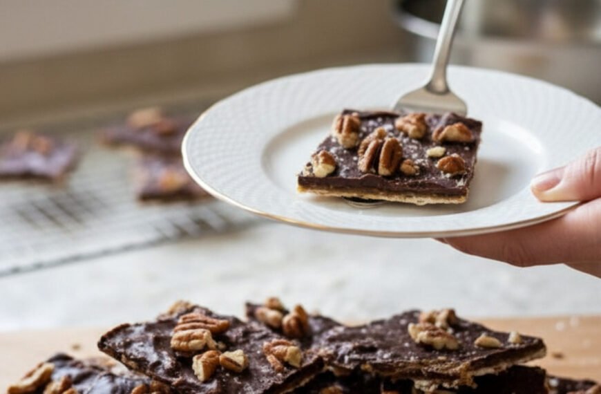 Crispy Matzo Toffee Candy