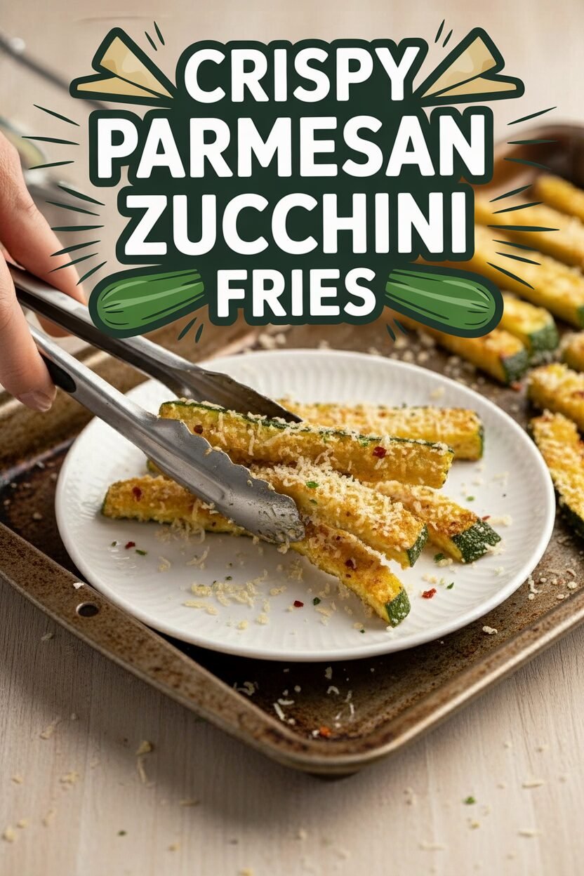 Crispy Parmesan Zucchini Fries