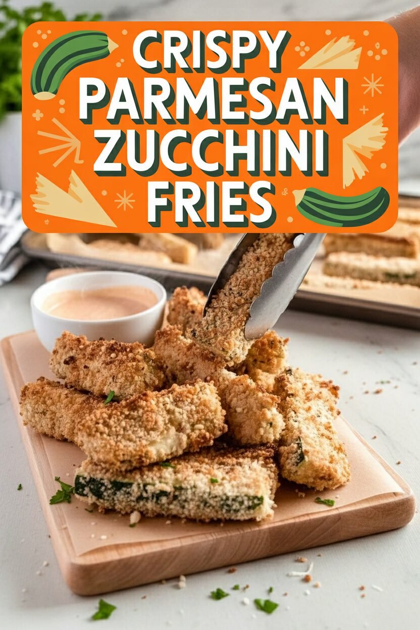 Crispy Parmesan Zucchini Fries