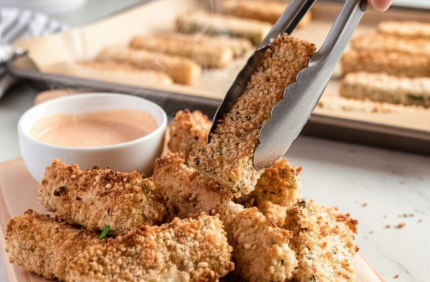 Crispy Parmesan Zucchini Fries