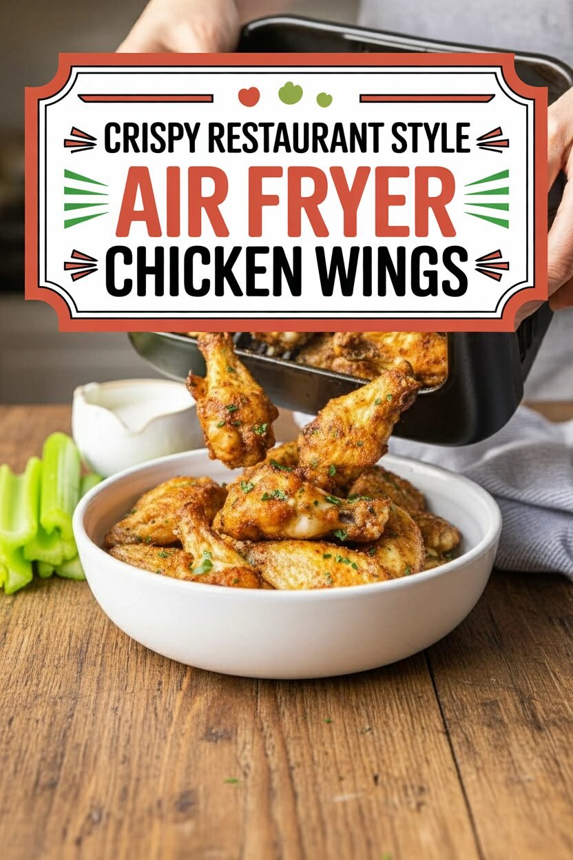 Crispy Restaurant Style Air Fryer Chicken Wings
