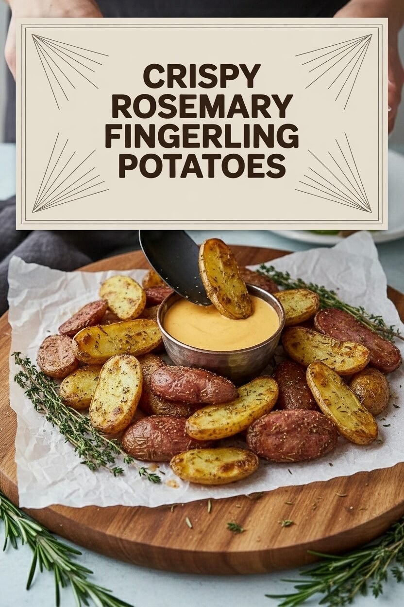 Crispy Rosemary Fingerling Potatoes