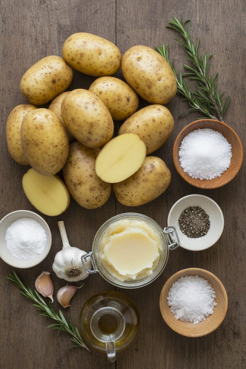 Crispy Rosemary Garlic Roasted Potatoes