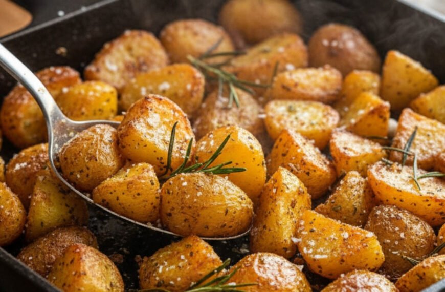 Crispy Rosemary Garlic Roasted Potatoes
