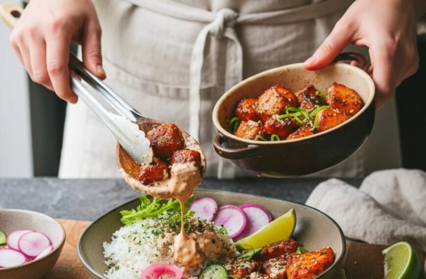Crispy Salmon Bites with Spicy Mayo Dip