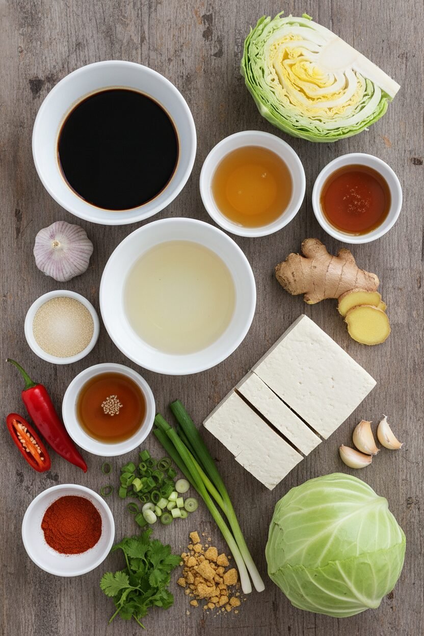 Crispy Tofu and Cabbage Stir Fry